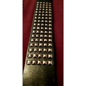 Leather wrist band